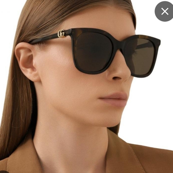 Gucci interlocking G square-frame sunglasses pink main image 15
